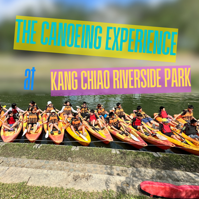 The canoeing experience at Kang Chiao Riverside Park(點擊圖片，另開新視窗觀看youtube影片。)(另開新視窗)